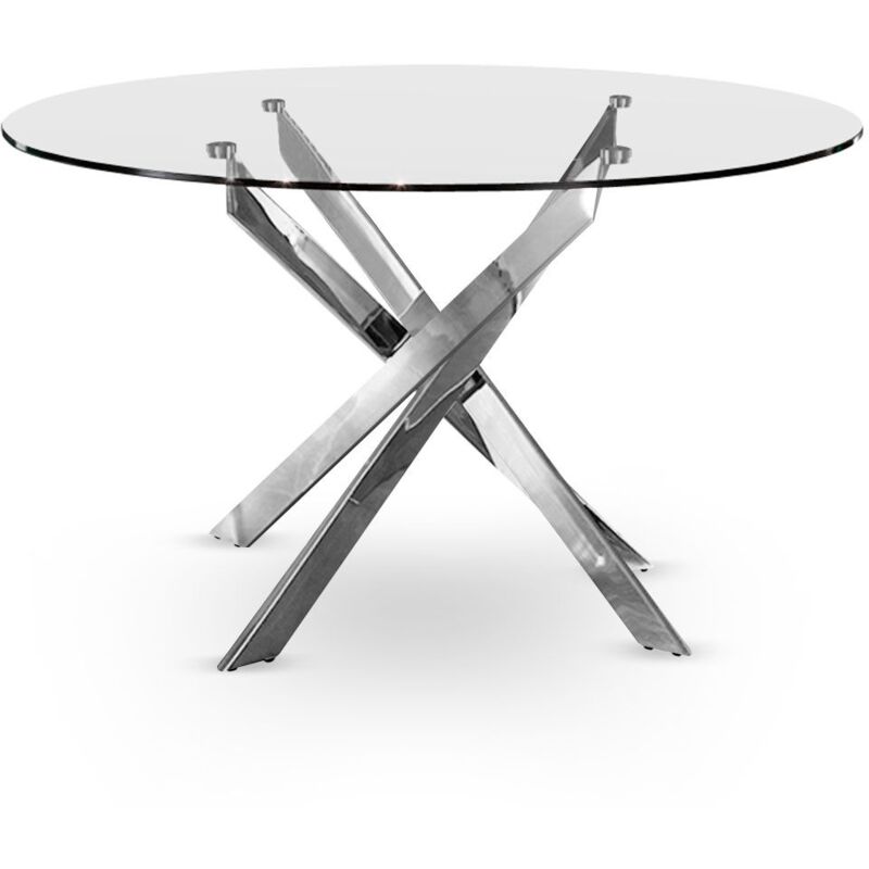 Table Croisade Chrome