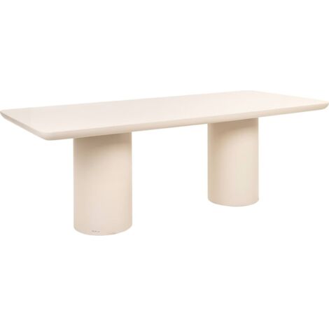 table à manger sandstone design intérieur extérieur contemporain - sable naturel sandstone clair