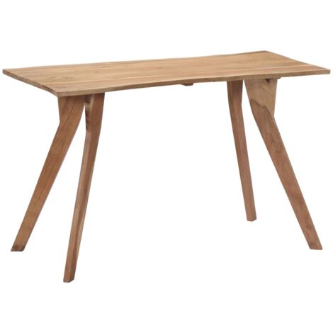 Table à manger Scandinave - Table de salle à manger 120x58x76 cm Bois d'acacia solide BV699145 - BonneVie