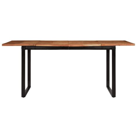 Table à manger  Table à dîne  180x90x75 cm bois massif d'acacia