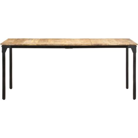 Table à manger  Table à dîne  180x90x76 cm Bois de manguier brut