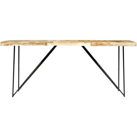 Table à manger  Table à dîne  180x90x76 cm Bois de manguier massif