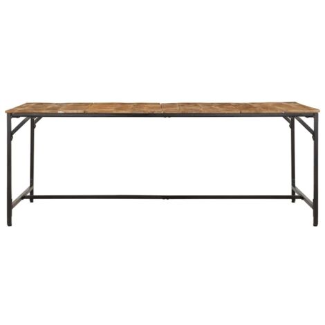 Table à manger  Table à dîne  200x100x75 cm bois de manguier massif brut