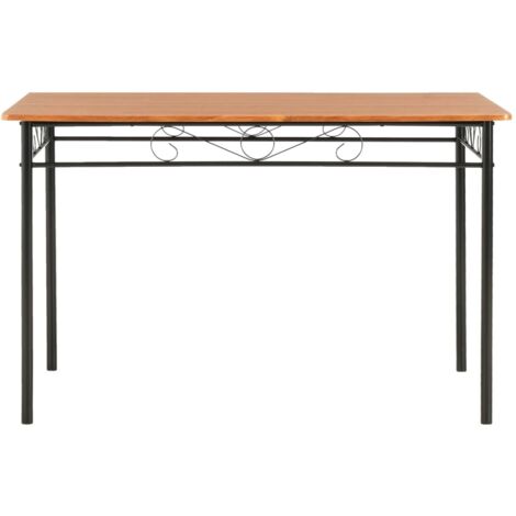 Table à manger Table à dîne Marron 120x70x75 cm MDF