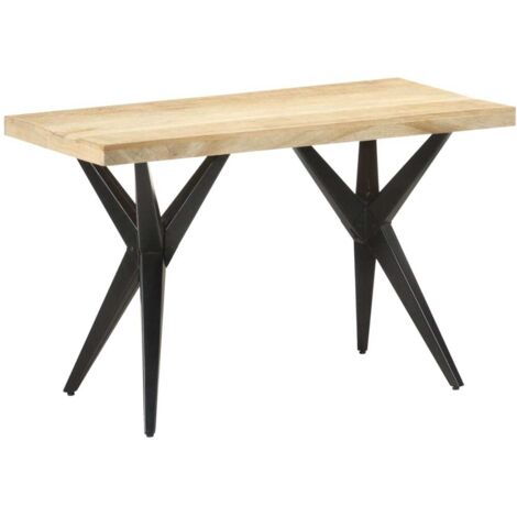 Table à manger Table à dîner  120x60x76 cm Bois solide de manguier 56457