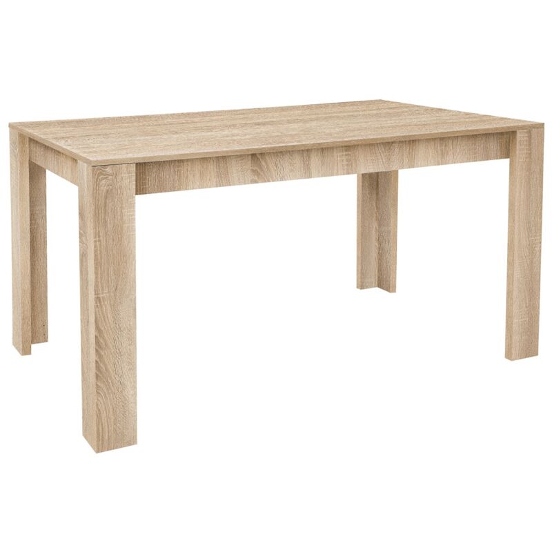 Table à manger, table de repas coloris chêne cambrian - longueur 141 x profondeur 81 cm Table à manger, table de repas coloris chêne cambrian - longueur 141 x profondeur 81 cm