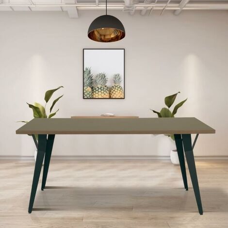 Table à manger Yutan 160x80 cm chêne