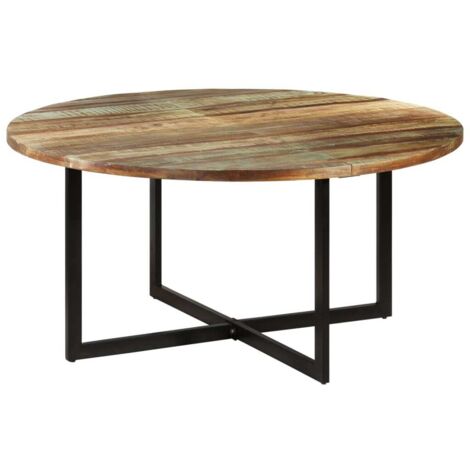 Table à manger,Design Scandinave,Table de salle à manger 150x75 cm Bois massif de récupération HH91887