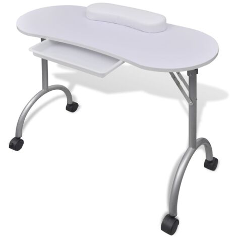 Table manucure escamotable