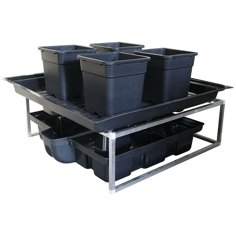 Système de table à marée 1.44m2 complet + 4 pots 25L Flowtable Pro