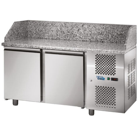 Table à Pizza 2 Portes - Dessus Granit - 210 L - Sofraca - TPZ2
