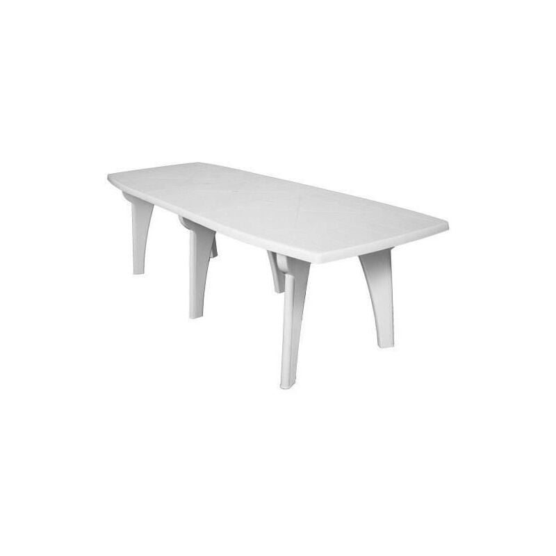 Table a rallonge Areta lipari 2 - 180 x 250 x 90 cm - Blanc