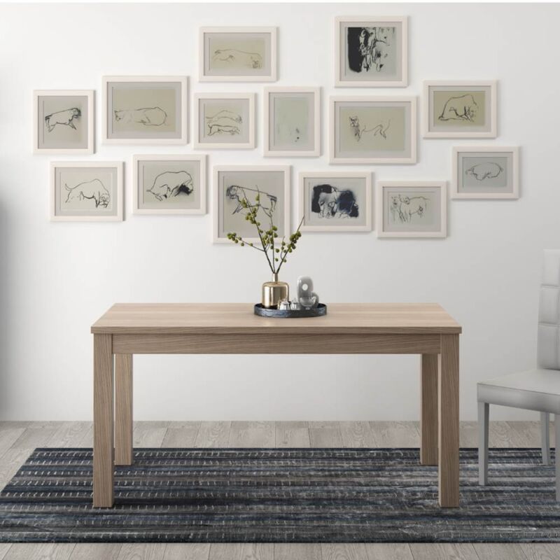 Table à rallonge en orme 120x80 cm - Florence