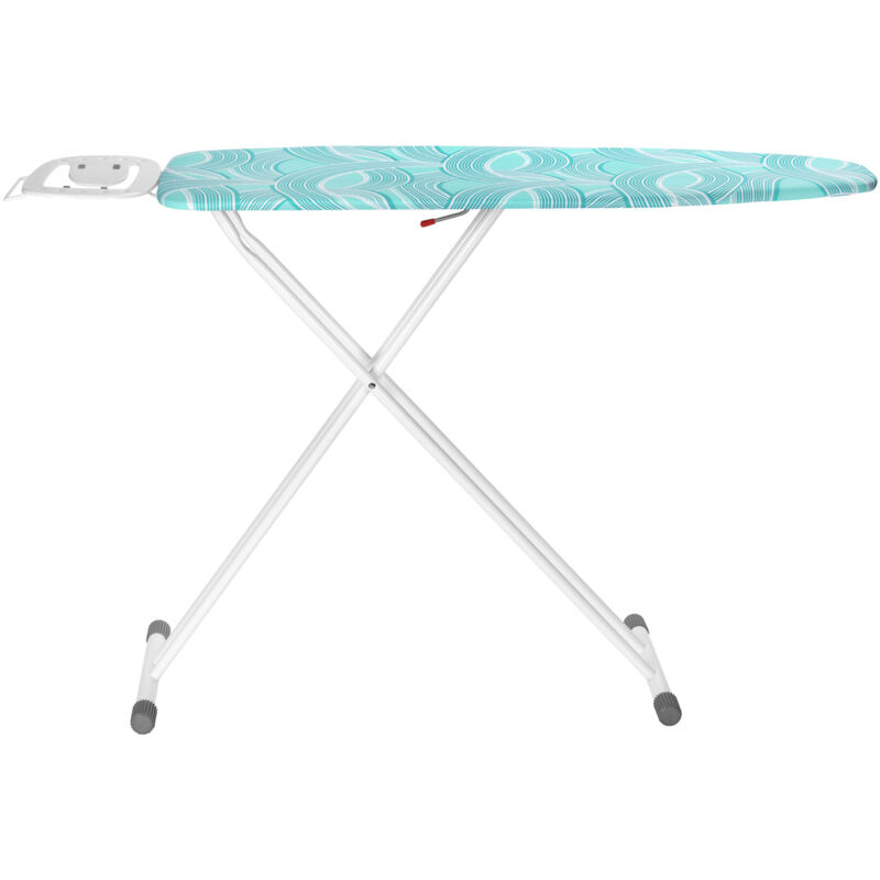 Table à repasser Advanced Wenko Planche à repasser avec housse incluse, hauteur réglable, support fer à repasser et cintres, pieds en t robustes, 2