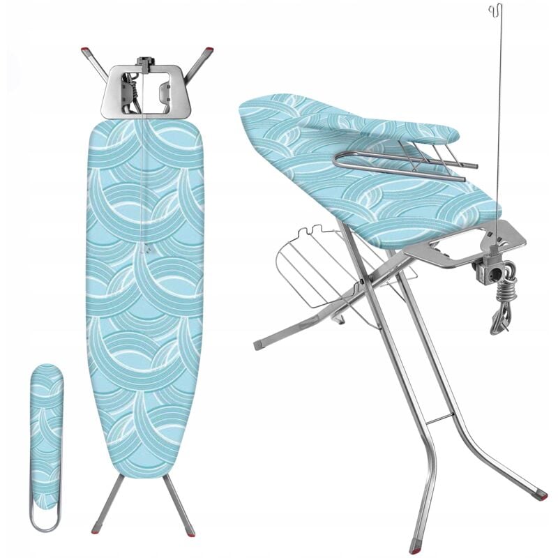 Table à repasser Kadax 120x38 cm de large avec prise + housse complète