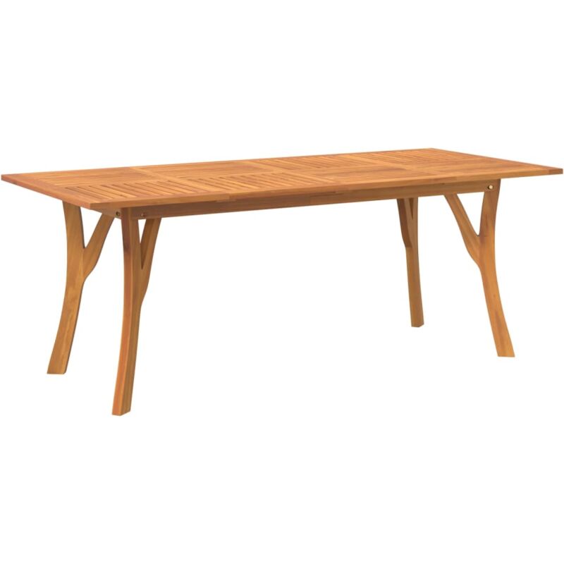 Table de jardin 200x90x75 cm Bois d'acacia solide