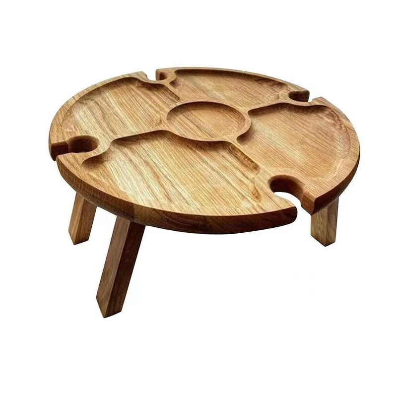 Table à vin pliante Picnic - Arbre en bois