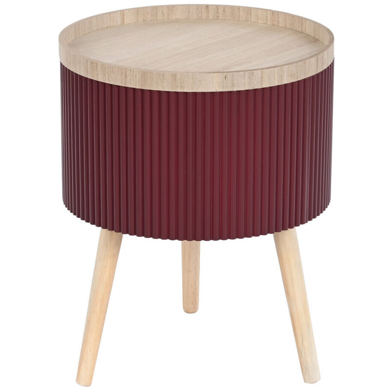 Dkd Home Decor - Table Auxiliaire Mdf 38,5X38,5X49 Marron