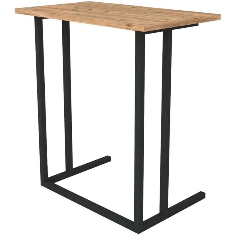 Table auxiliaire noir Safir 60x65x36 cm