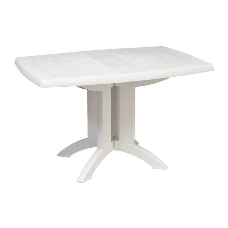 Grosfillex - Table Vega 118x77 - Blanc