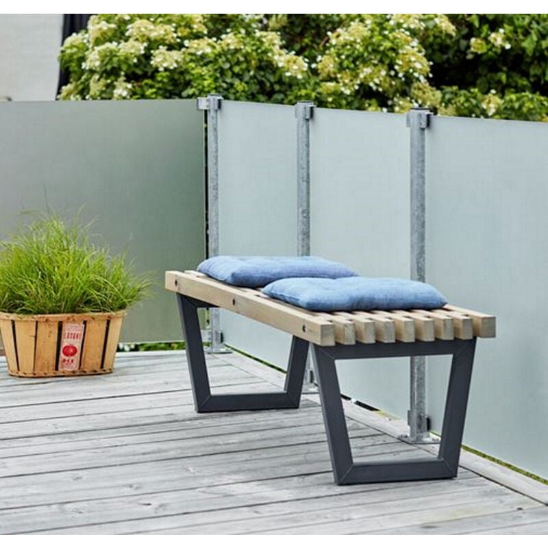 Plus Danemark - Table - banc de salon de jardin siesta - 138x49x43 cm