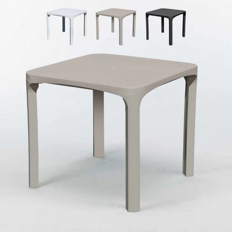 

Table bar café Poly rotin 80x80 Olè | Beige - Grand Soleil