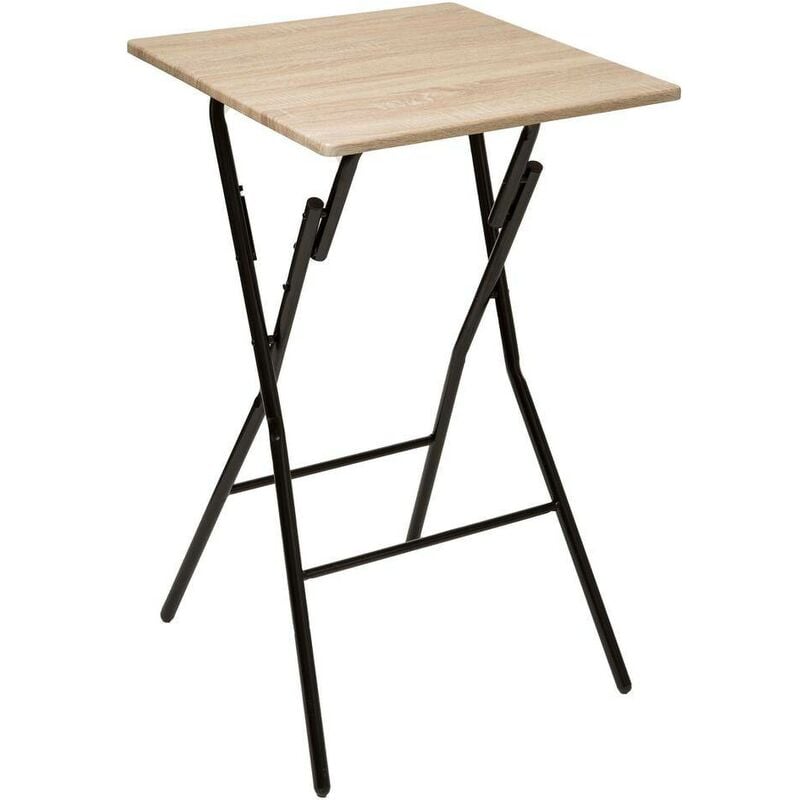 5five Simply Smart - Table de bar pliante 2 places effet bois - 5five