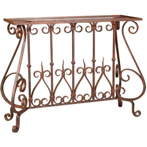 Table base, Iron console table L122xPR47xH91 cm