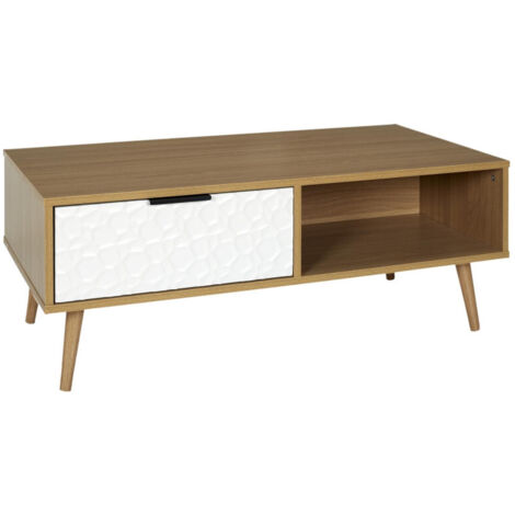 Table basse 1 tiroir 1 niche Sven