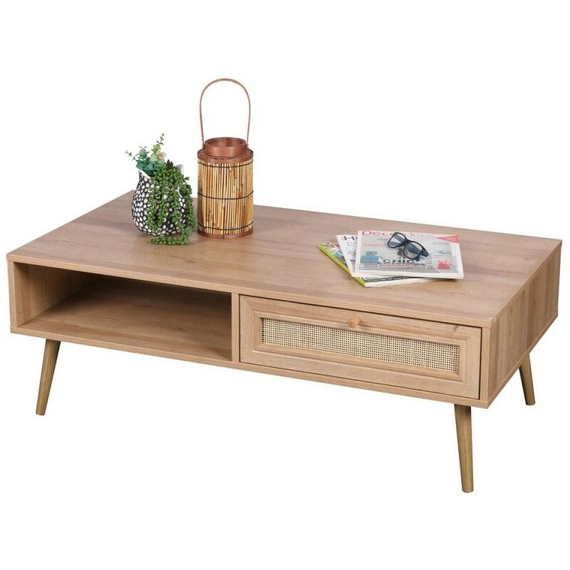 Table basse 1 tiroir Bali Table basse 1 tiroir Bali