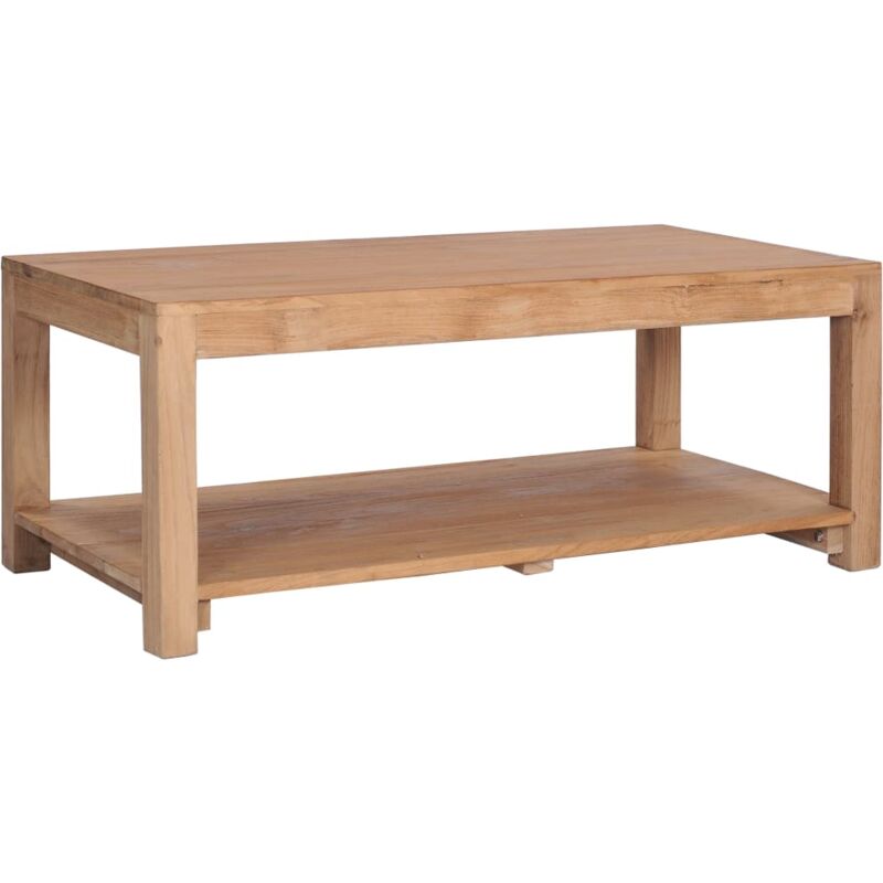 Table basse 100 x 50 x 40 cm Bois de teck massif