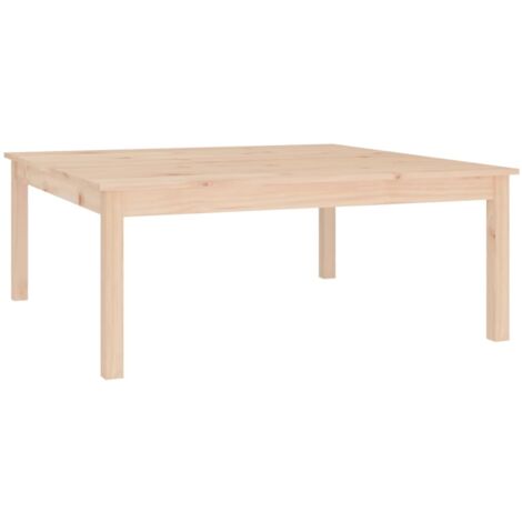 Table Basse Noir Bois Massif de Pin Salon Multicolore Multi-taille vidaXL