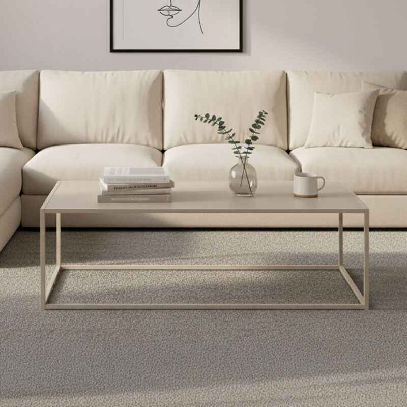 Table basse 100x50x40cm gris
