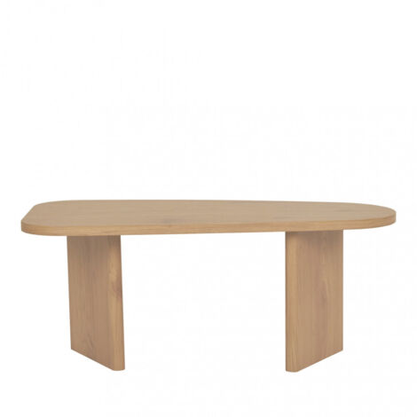 Table basse 100x50x41 cm effet chêne naturel