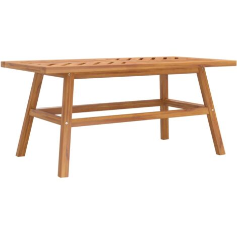 Table basse 100x50x45 cm bois massif d'acacia vidaXL