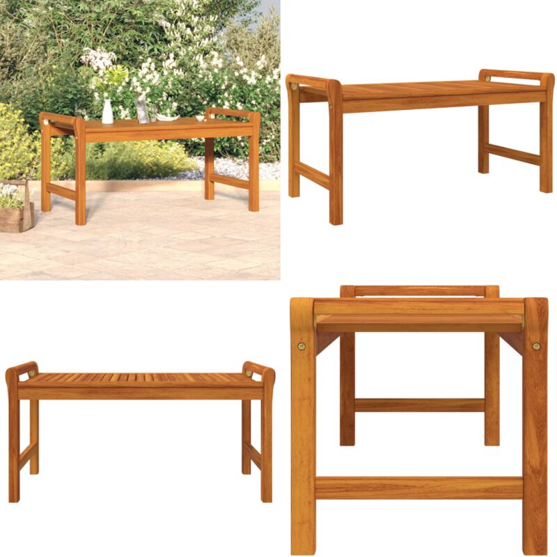 Vidaxl - Table basse 100x50x50 cm Bois d'acacia massif - Table Basse - Meuble Salle Séjour - Acacia Massif - Mobilier Tendance - Décoration