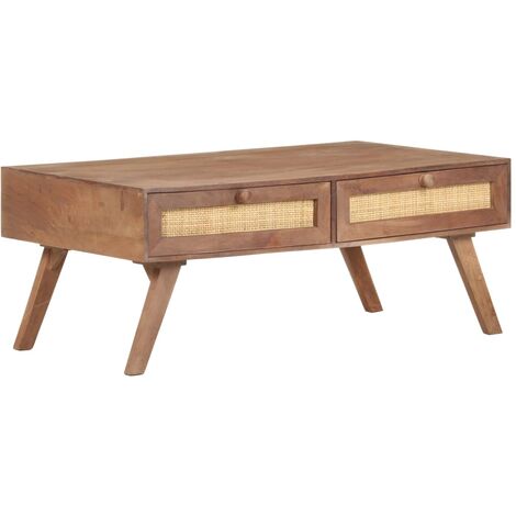 Table basse 100x60x40 cm Bois de manguier massif vidaXL