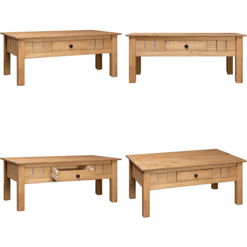 Vidaxl - Table basse 100x60x45 cm Pin massif Assortiment Panama - Table Basse - Meuble Salon - Table En Bois - Table Design - Table D'appoint - Home