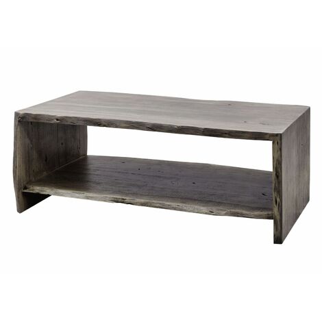 Table basse 120x60 Acacia laqué Gris taupe PURE ACACIA 430