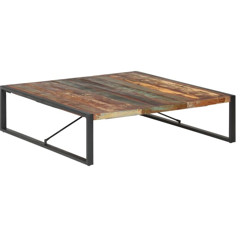 Table basse Bois de récupération solide 140x140x40 cm