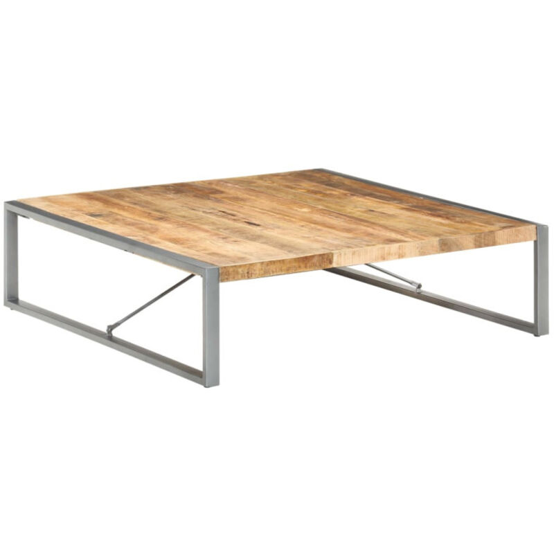 Vidaxl - Table basse 140x140x40 cm Bois de manguier brut