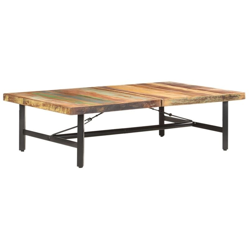 Vidaxl - Table basse 142x90x42 cm Bois de récupération massif