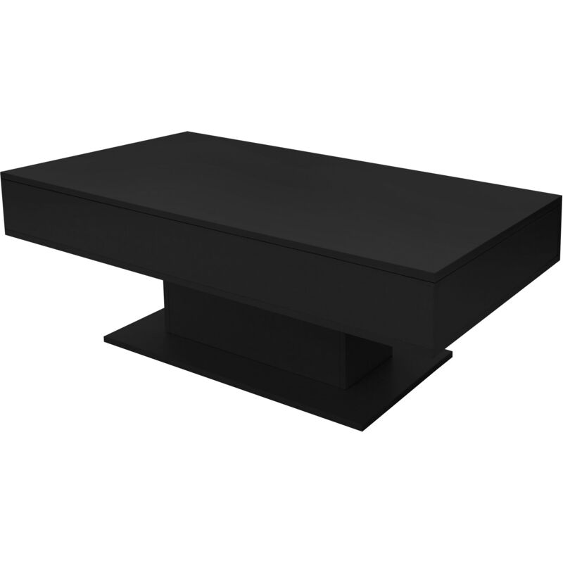 ML-Design Table Basse avec 2 Compartiments de Rangement, 110 x 60 x 40 cm, Plateau Relevable, Noir, Panneau de Particules Revêtu de Mélamine, Table ML-Design Table Basse avec 2 Compartiments de Rangement, 110 x 60 x 40 cm, Plateau Relevable, Noir, Panneau de Particules Revêtu de Mélamine, Table