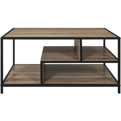 Table basse 2 étagères EDISON