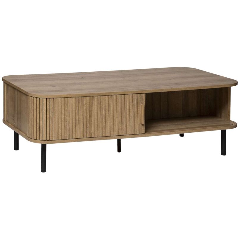 Table basse 2 portes en bois colva