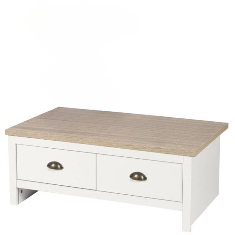 Table basse 2 tiroirs en bois hanoi