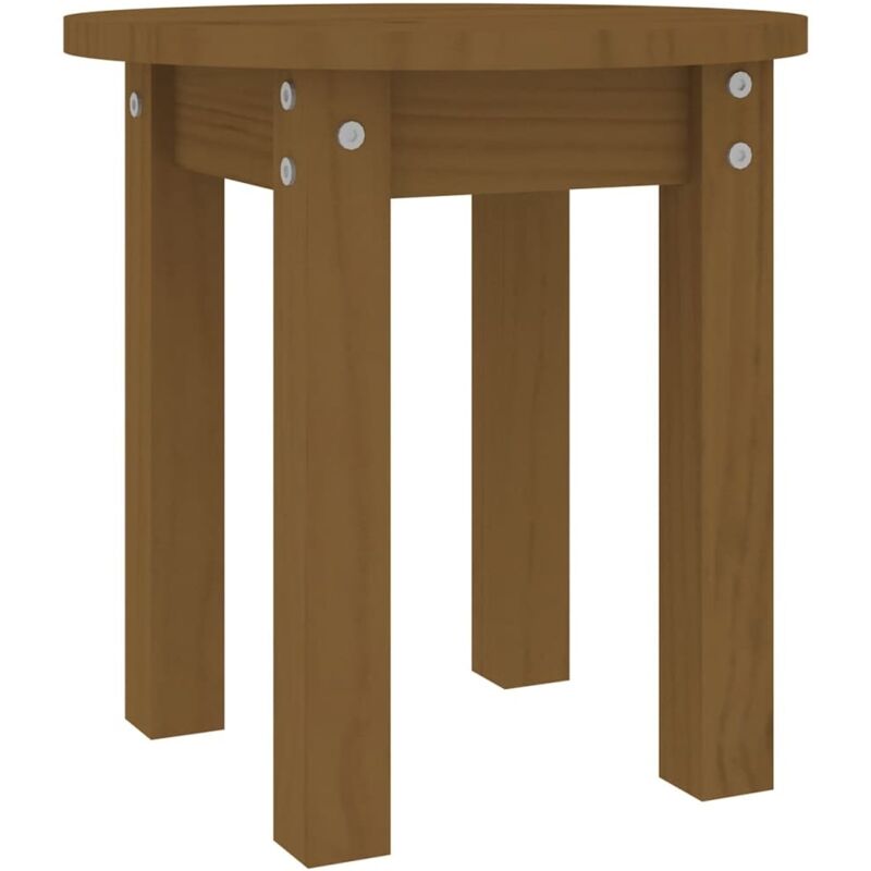 Vidaxl - Table basse Marron miel ø 35x35 cm Bois massif de pin