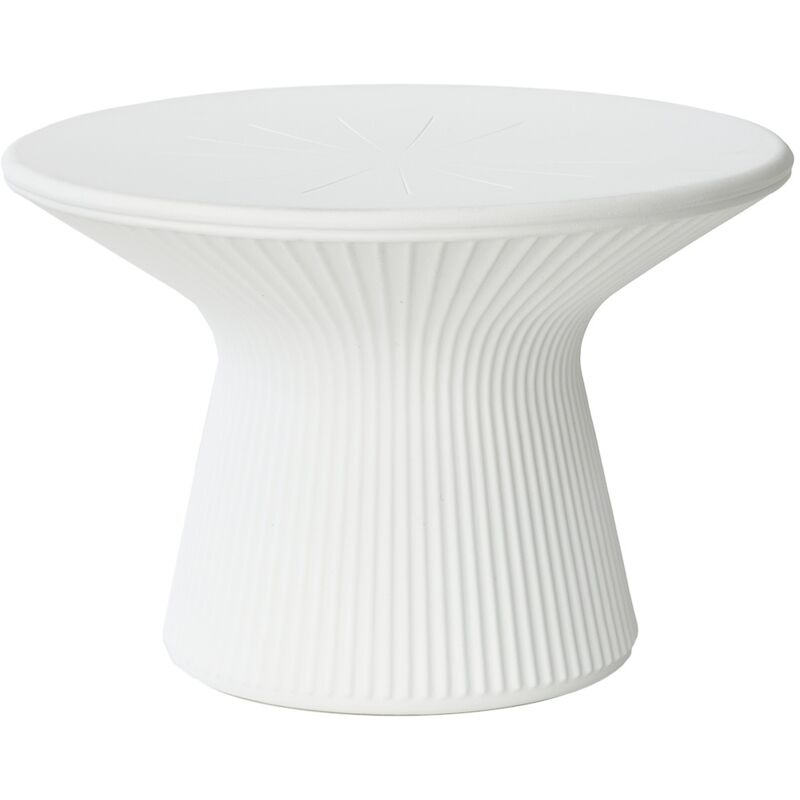 Capri 40 Table basse de 40 cm de haut pour l'intérieur et l'extérieur, très résistante. Fabriquée en polyéthylène