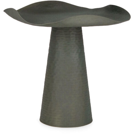 Table basse 46x46x47,5 cm en aluminium vert foncé - GREZZO