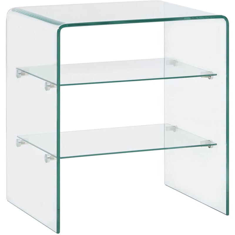 Table basse 50 x 40 x 56 cm Verre trempe